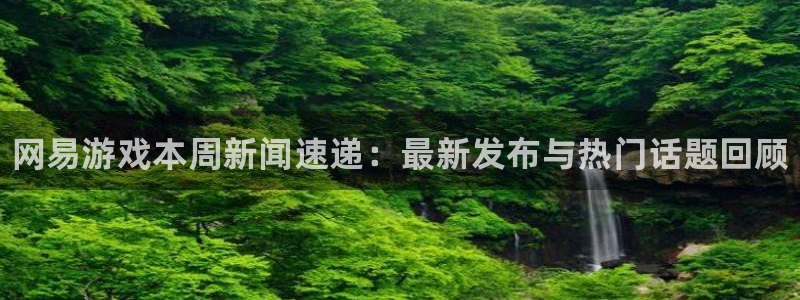 极悦娱乐平台登录线路：网易游戏本周新闻速递：最新发布与热门话