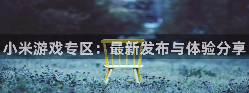 极悦娱乐平台注册资金多少：小米游戏专区：最新发布与体验分享